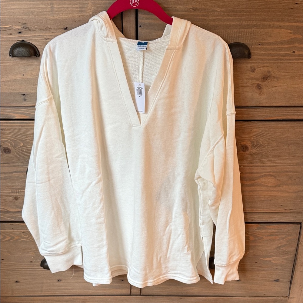 NWT Old Navy cream hoodie sz XS